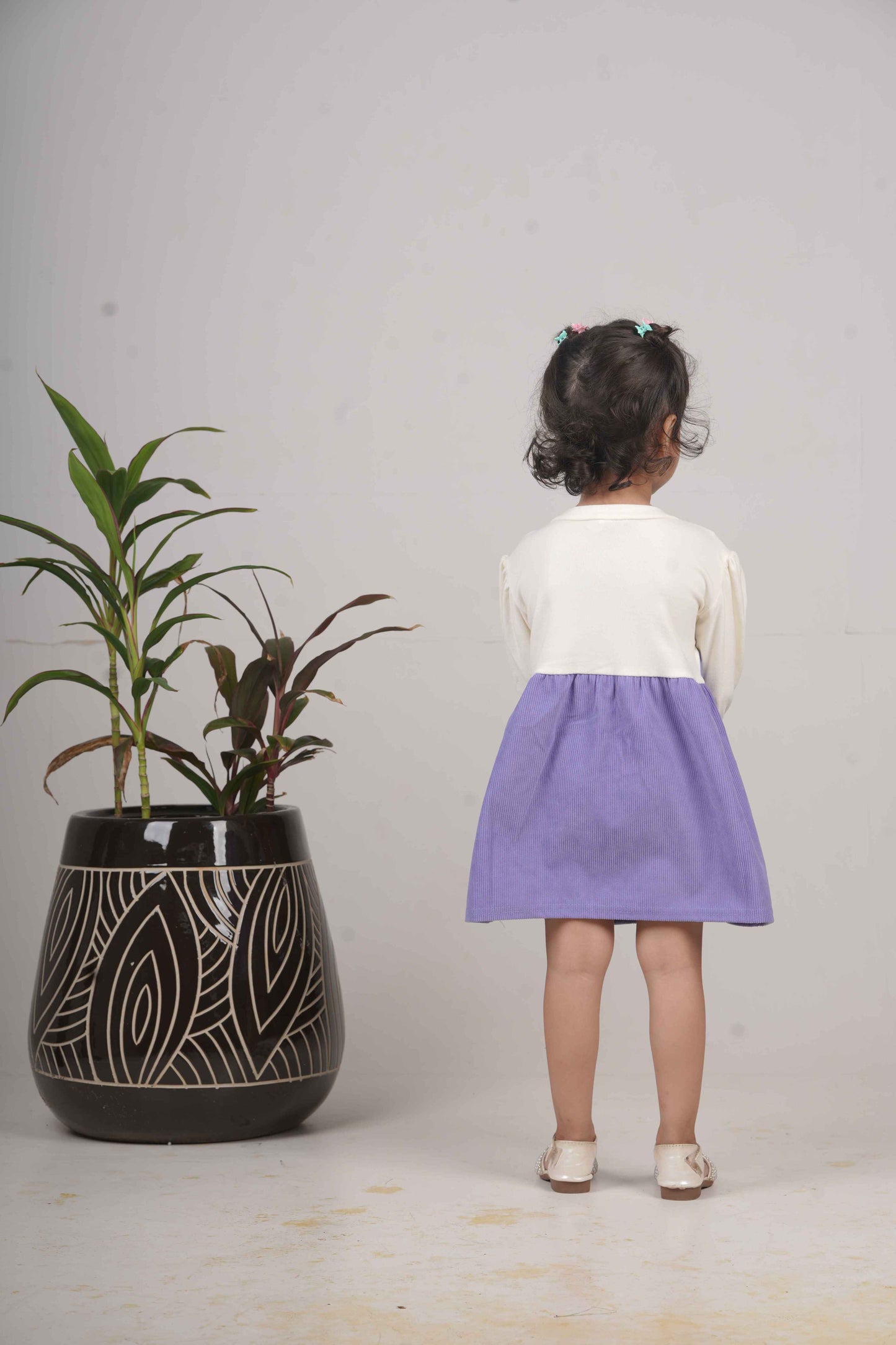 Girls’ Purple Frock – Stylish Party & Everyday Wear Dress