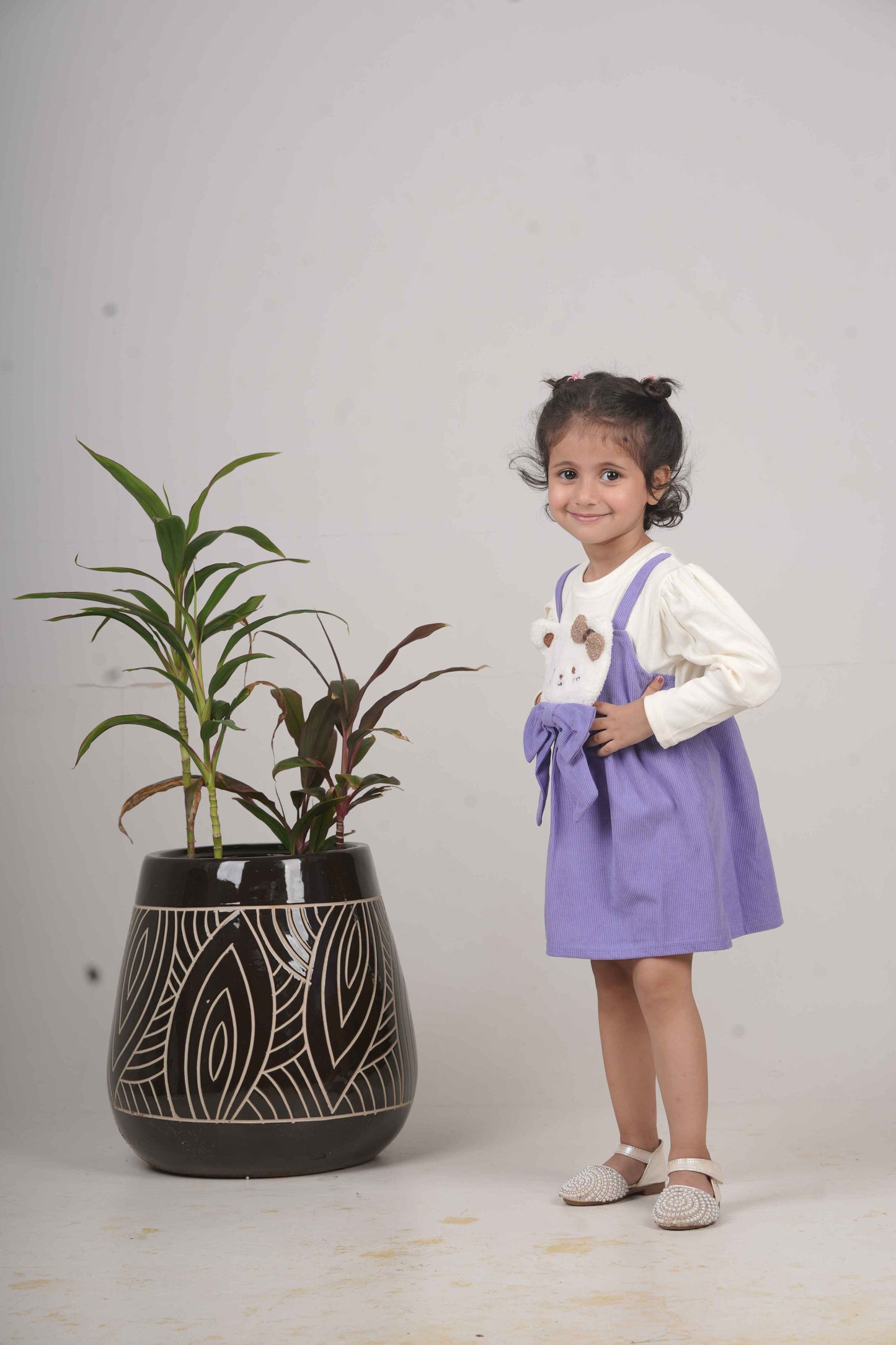 Girls’ Purple Frock – Stylish Party & Everyday Wear Dress