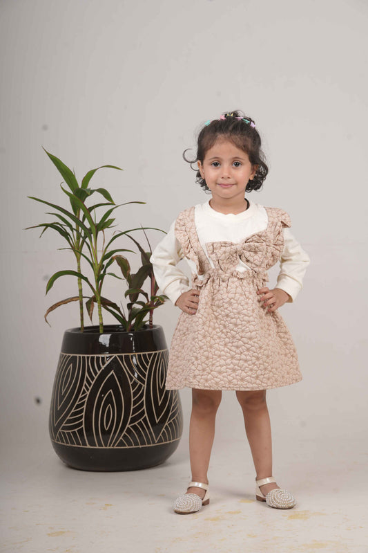 Girls Light Brown Frock